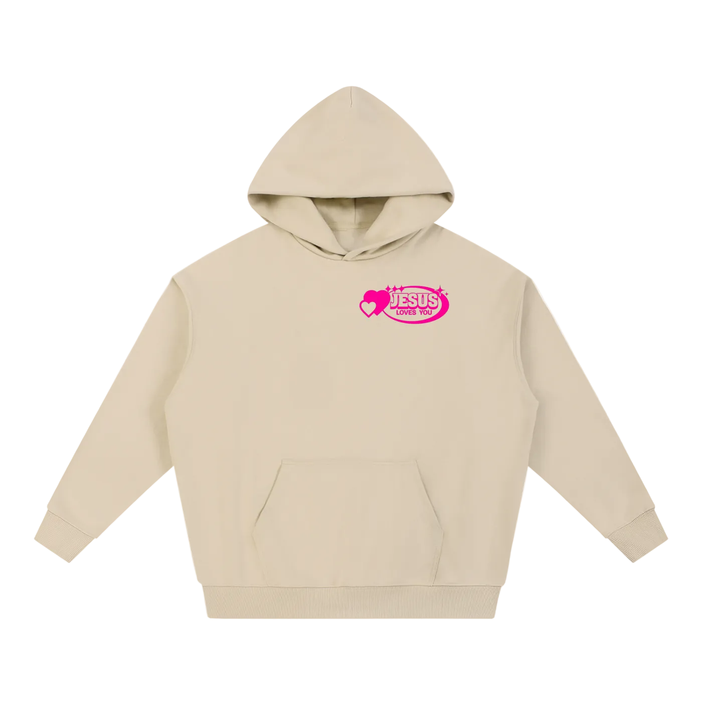 Valentine's Day Jesus Loves You Hoodie